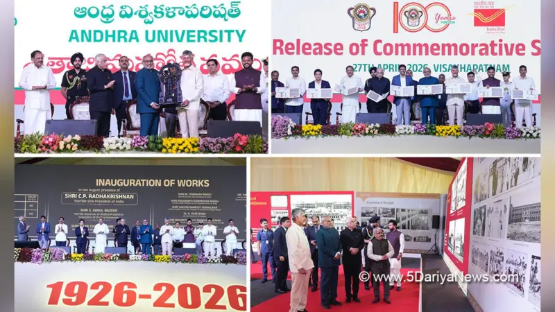 Andhra University a 'Melting Pot of Ideas and Leadership', Says C. P. Radhakrishnan at the Centenary Celebrations of the University in Visakhapatnam