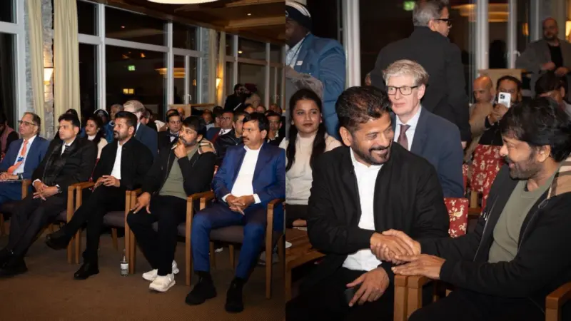 Pic Talk: Chiranjeevi @ Davos With CM Revanth