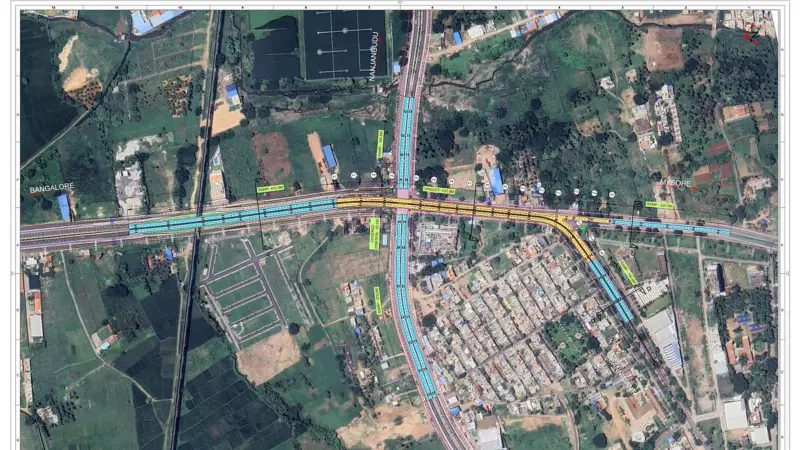 Flyover at Mysuru Ring road junction: 22 species of trees identified to be cleared
