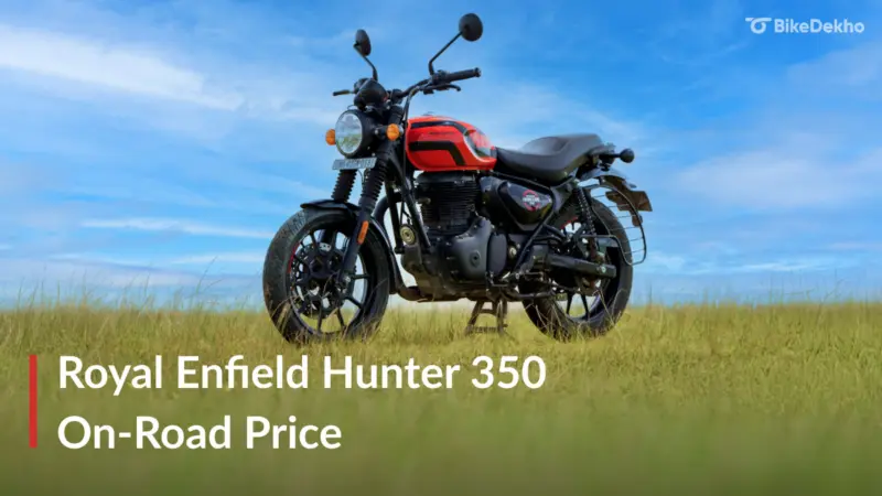 Royal Enfield Hunter 350 On-Road Price: In Top 5 Cities