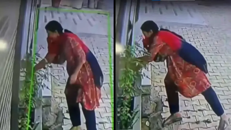 "நல்லா படிச்சவங்களா தெரியுதே.. ஆனா..!". அழகான வீட்டிற்குள் புகுந்து அநாகரீகம் செய்த பெண். சிசிடிவியில் சிக்கிய நூதனத் திருட்டு வீடியோ..!!!