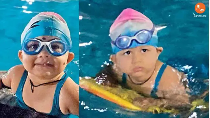 Too Young to Walk Properly? Yet She Just Broke a National Record in Swimming at Just 1.9 Years Old