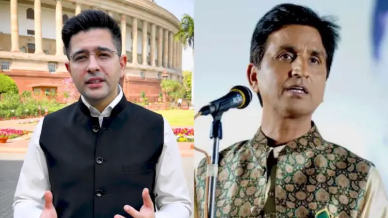 कुमार विश्वास की भविष्यवाणी हुई सच? राघव चड्ढा पर कार्रवाई से उठे बड़े सवाल