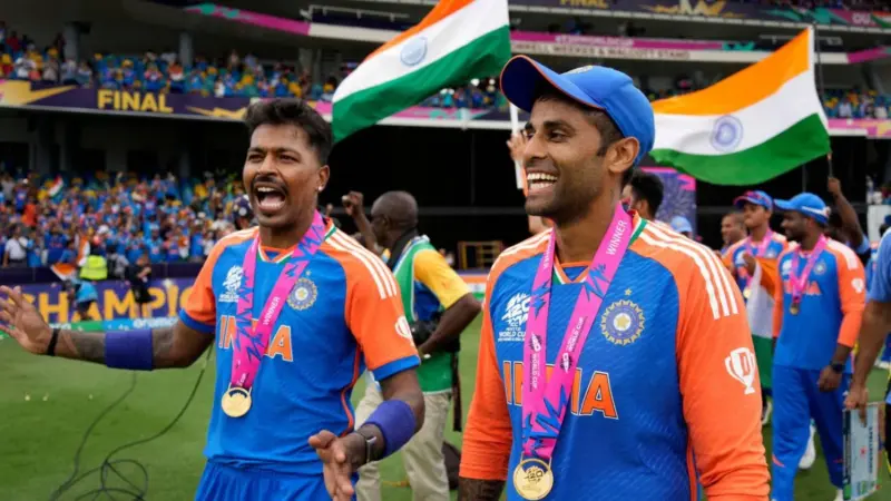 India make it to 2nd consecutive T20 World Cup final with 7 wins from 8 games, 3rd trophy in sight