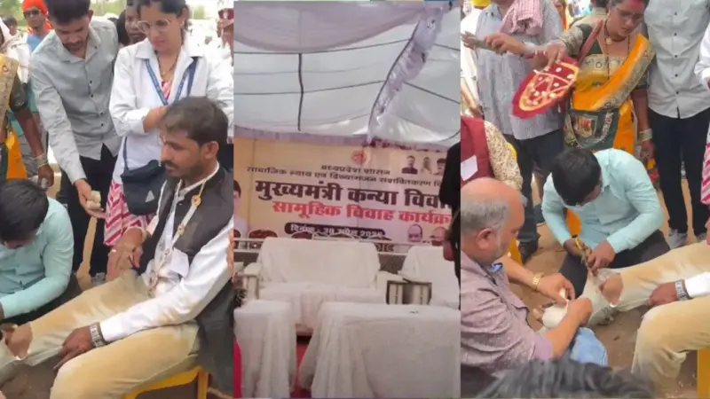 MP News: बैतूल के घोड़ाडोंगरी में सामूहिक विवाह समारोह में बड़ा हादसा, डीजे वाहन भीड़ में घुसा, कई दूल्हे घायल