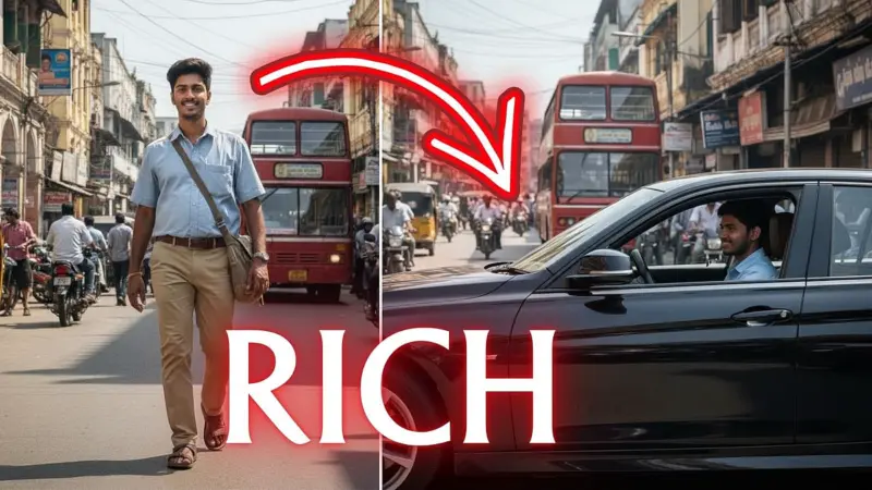 ஒரு சாதாரண மனிதன் எப்படி பணக்காரன் ஆகிறான்?