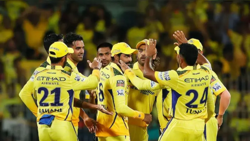 Chennai Super Kings Jersey Number 1 to 100