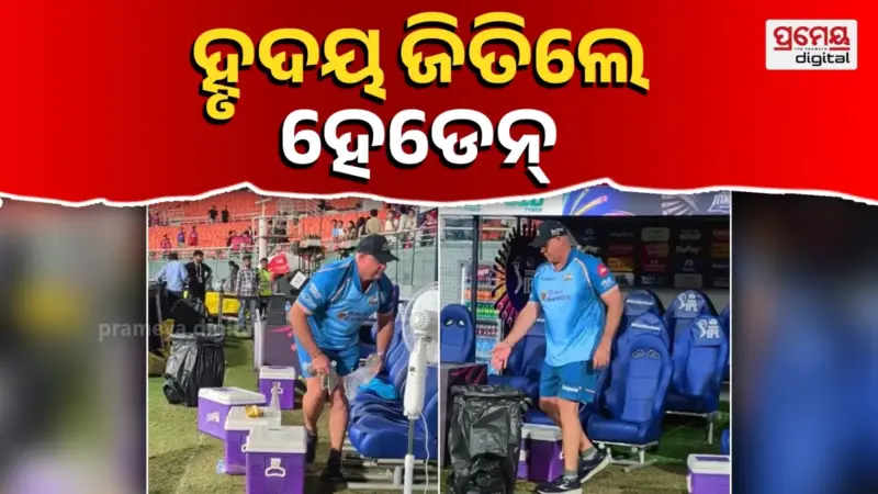 ଅଳିଆ ଉଠାଇଲେ ହେଡେନ୍, ସୋସିଆଲ ମିଡିଆ ଭିଡିଓ ଭାଇରାଲ