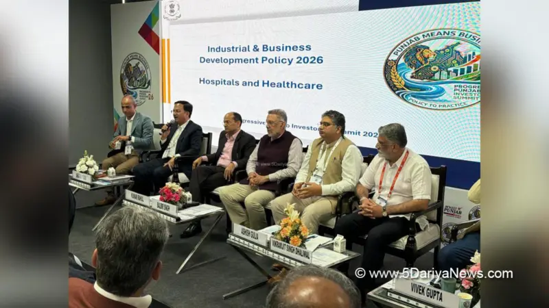 Punjab Investors' Summit 2026- Hospitals & Healthcare : Dr Balbir Singh Urges Private Hospitals To Reserve 20% Beds To Ensure Inclusive Healthcare