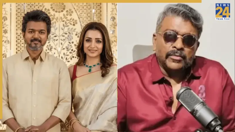 Amid Thalapathy Vijay-Trisha Krishnan's affair rumours, Parthiban takes another dig at alleged couple in viral video: 'Even the Karur stampede did not.'