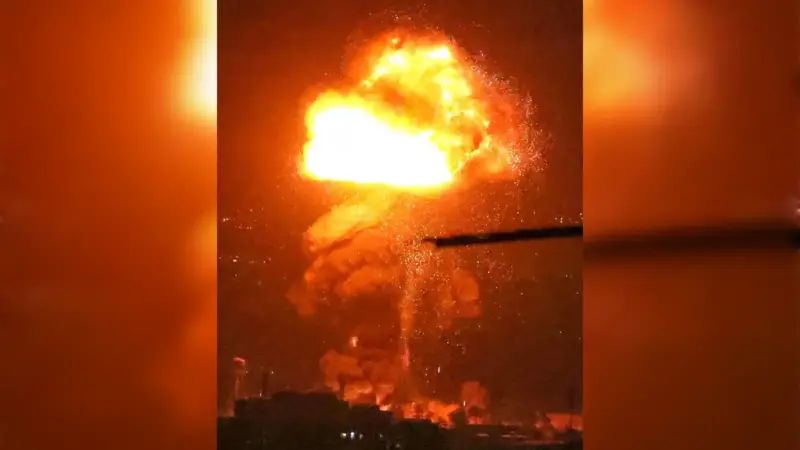 Blasts over Tehran as air defences activated