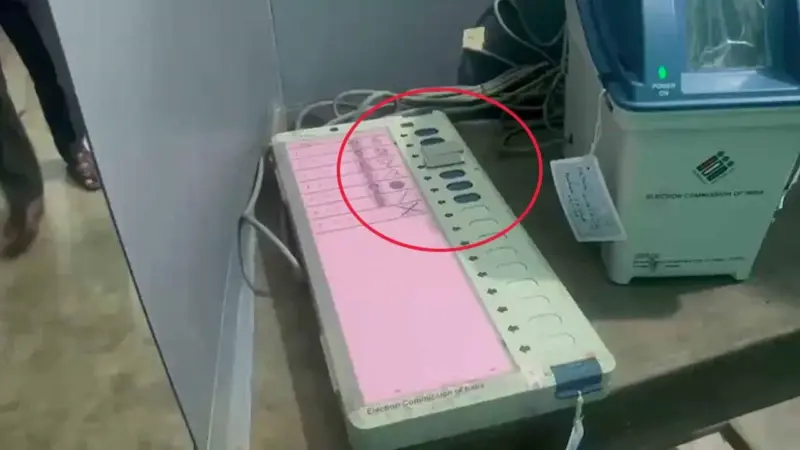 West Bengal elections : ఈవీఎంలపై టేపులు.. భారీగా రిగ్గింగ్.. వెస్ట్ బెంగాల్ ఎన్నికల్లో గందరగోళం-VIDEO
