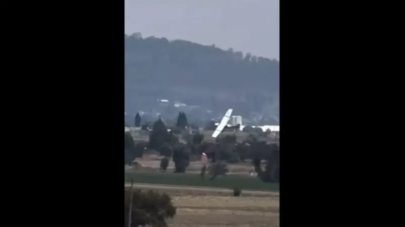 Watch: Plane nosedives, crashes into ground in Mexico after takeoff; at least four killed