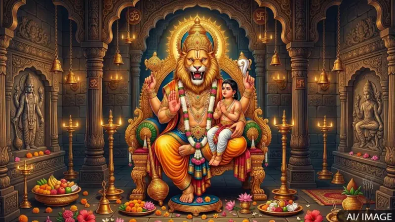 Narasimha Jayanti 2026 Wishes in Marathi नृसिंह जयंती शुभेच्छा संदेश