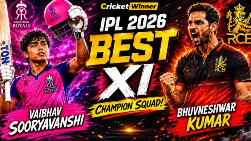 Cricket Winner IPL 2026 Team of the Tournament - Sooryavanshi opens, but who are the other 10?
