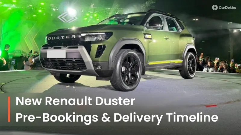 2026 Renault Duster Pre-launch Bookings Underway; Know All Details About The Booking Process, Price Announcement And Delivery Timeline Here