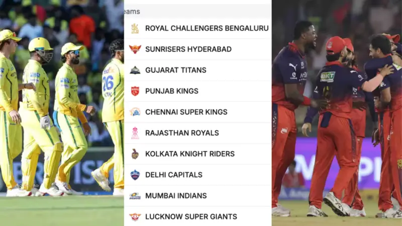 IPL 2026 Points Table : चेन्नई की जीत से प्लेऑफ की जंग हुई रोमांचक , RCB ने MI का प्लेऑफ सपना तोड़ा , जाने अपडेटेड पॉइंट्स टेबल