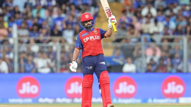 Prabhsimran Singh scores half-century against Rajasthan Royals while skipper Shreyas Iyer supports from other end