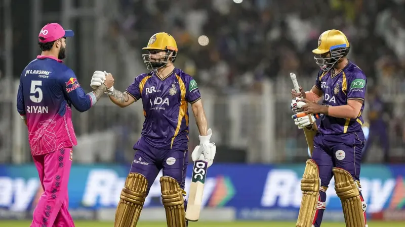 IPL 2026 | Rinku Singh, Anukul Roy script dramatic turnaround as KKR end winless run with four-wicket win vs RR