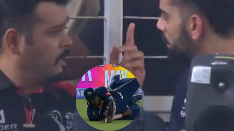 Virat Kohli lands in argument with Umpire regarding Jason Holder's catch; video viral