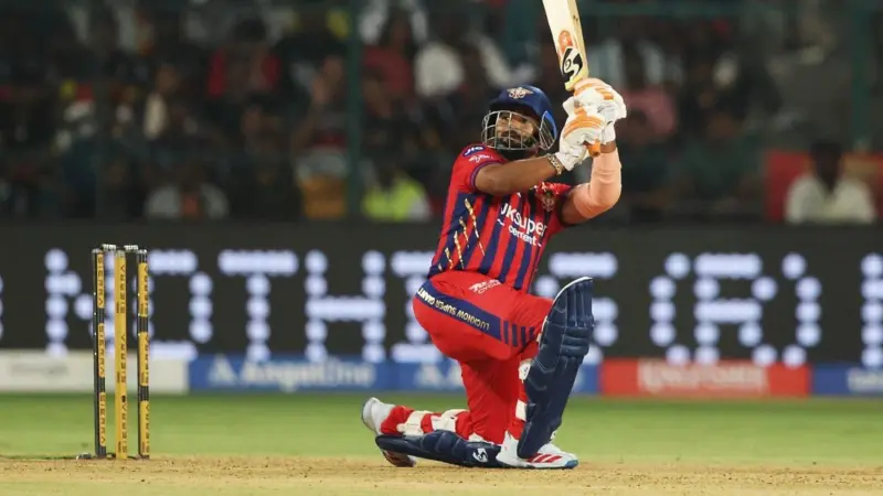 IPL 2026 | LSG's Rishabh Pant suffers nasty blow on left elbow off Hazlewood delivery