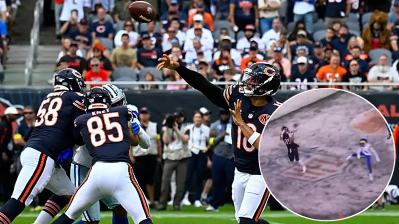 (Video) Caleb Williams' Out-of-the-World Throw Goes on Vain as Rams Come Clutch in OT