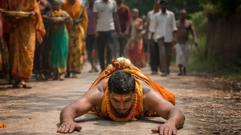 UP man celebrates divorce by undertaking 12-hour 'dandawat yatra' to temple