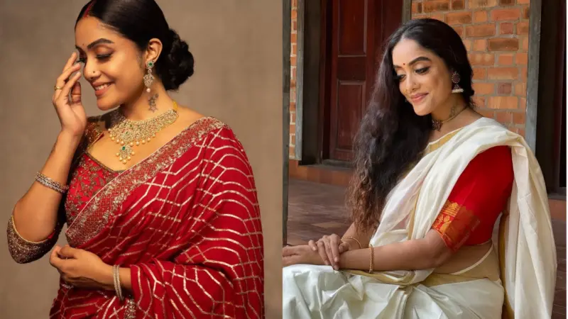 Abhirami Venkatachalam Flaunts Elegance in Saree, Shuts Down Lewd Requests: 'Not Here for This'