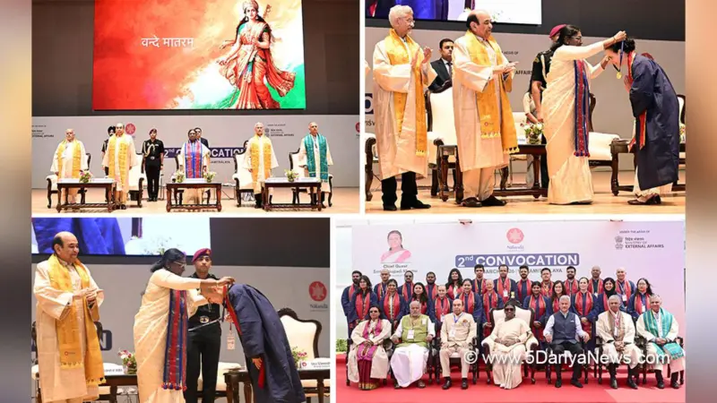Droupadi Murmu Graces Convocation Ceremony Of Nalanda University