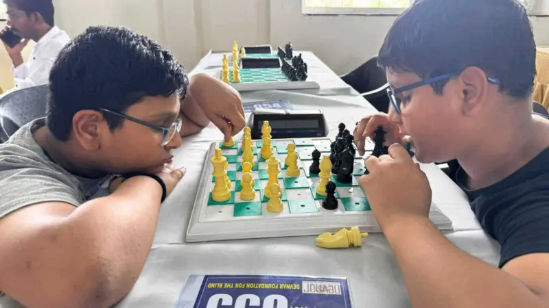 No deterrent: India's blind chess players are conquering the board in Hyderabad
