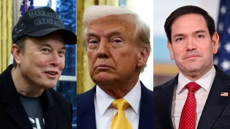 Elon Musk, Marco Rubio clash in White House meeting; Trump denies friction