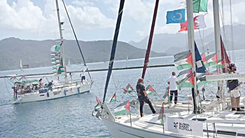 غزہ فلوٹیلا کو روکنے پر دس ممالک کی اسرائیلی مداخلت کی مذمت