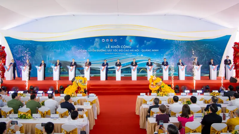 Vingroup Launches Hanoi - Quang Ninh High-Speed Railway Project