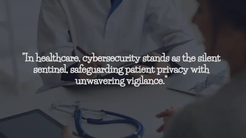 Cybersecurity in healthcare: Protecting patient data