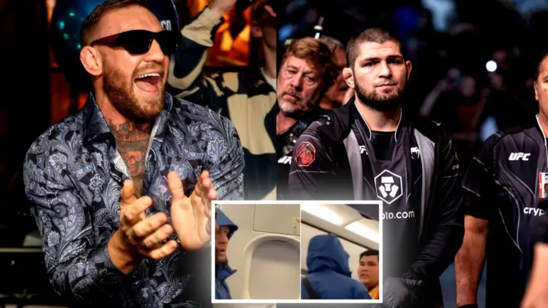 Conor McGregor following Frontier Airlines on socials, after rival Khabib Nurmagomedov deplaned: "Let the games begin"
