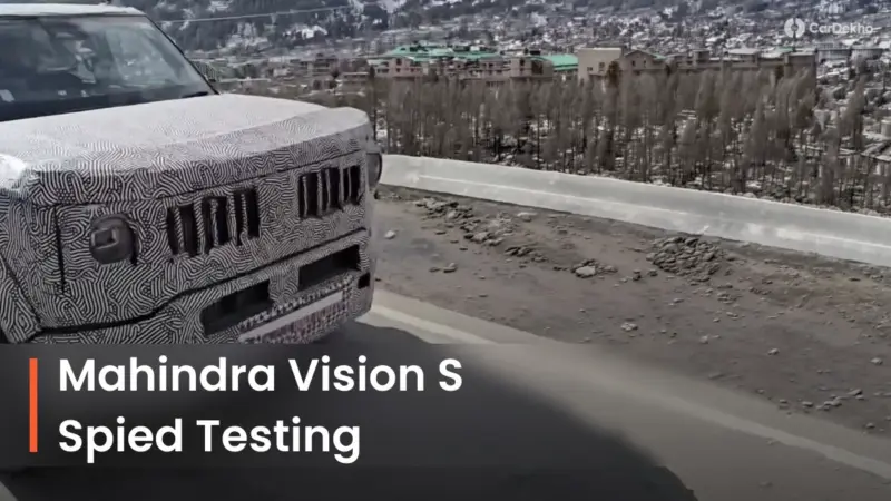 Mahindra Vision S Sub-4m SUV Spied Testing In Manali In Near-Production Form