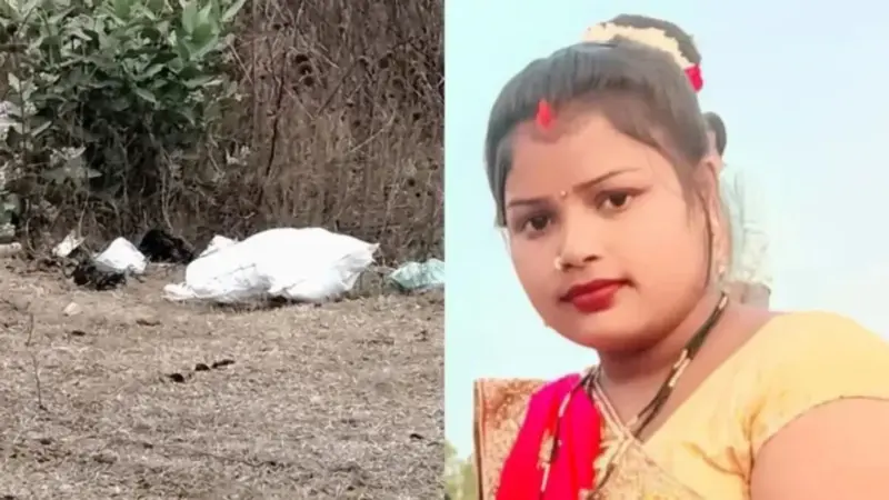 पत्नीने लाटण्याने मारले, रागाच्या भरात पतीने  हत्या करून मृतदेह पोत्यात टाकून फेकला रस्त्यावर