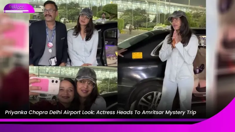 Priyanka Chopra Delhi Airport Look: Actress Heads To Amritsar Mystery Trip