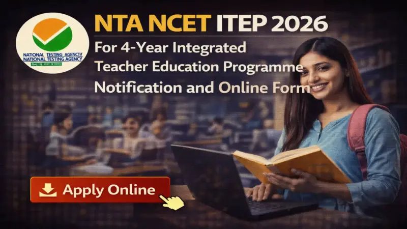 NTA NCET Online Application for 2026 Now Open