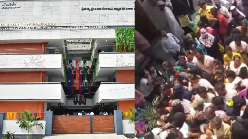 వైరల్ గా.. నల్లగొండ కోమటిరెడ్డి ప్రతీక్ ప్రభుత్వ పాఠశాల!