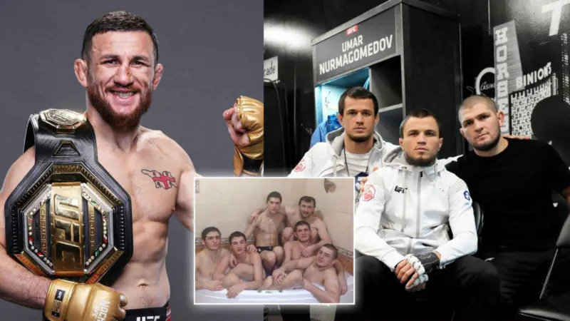 Khabib Nurmagomedov and brothers 'jacuzzi' past resurfaces as Merab Dvalishvili continues trolling spree