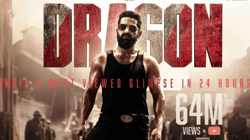 Dragon Glimpse: ఎన్టీఆర్ సంచలనం.. రికార్డ్ వ్యూస్తో దుమ్మురేపుతున్న 'డ్రాగన్' గ్లింప్స్!