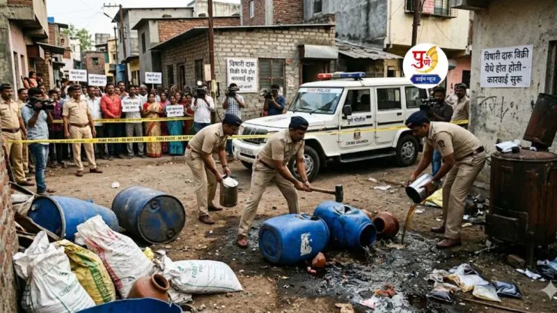 स्वस्त दारू अन् महागडा जीव!  800 रुपयांच्या नफ्यासाठी टाकले मिथेनॉल; प्रशासन आता 'ॲक्शन मोड'मध्ये