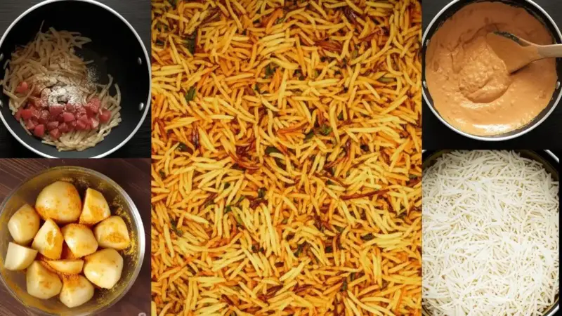चटपटी आलू बिरयानी-हर रसोई में बनने वाली स्वादिष्ट दावत