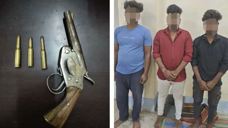 ঝাড়গ্রামে গুলিবিদ্ধ তৃণমূল নেতা! তিন তরুণকে গ্রেফতার করল পুলিশ, উদ্ধার গুলি, দেশি পিস্তল