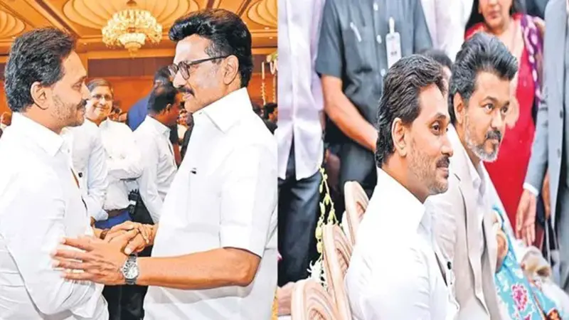 స్టాలిన్ తో బంధం.. విజయ్ తో ప్రాణ స్నేహం.. జగన్ క్రెడిట్ చోరీ