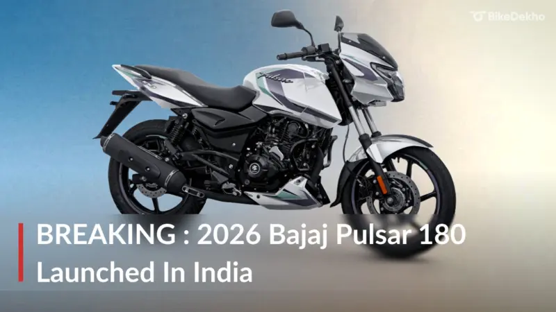 2026 Bajaj Pulsar 180 Launched At Rs 1,22,490: FULL DETAILS HERE