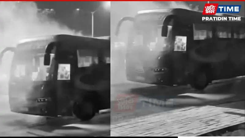 Gujarat Titans Team Bus Catches Fire After IPL Final Defeat