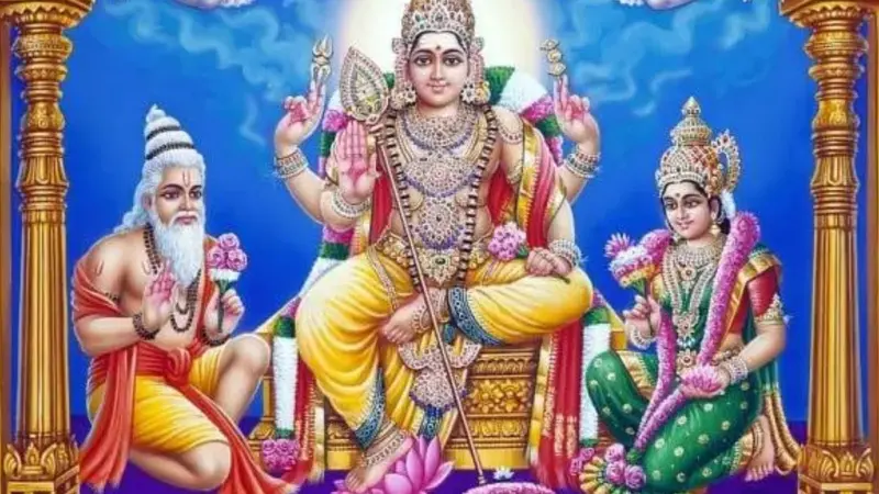 செங்கோல் ஏந்தும் குமரன்: திருப்பரங்குன்றம் முருகப்பெருமானுக்கு மகுடாபிஷேகம்!