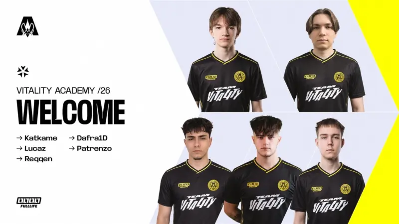 Team Vitality Unveils Its Counter-Strike Academy: VITALITY ACADEMY